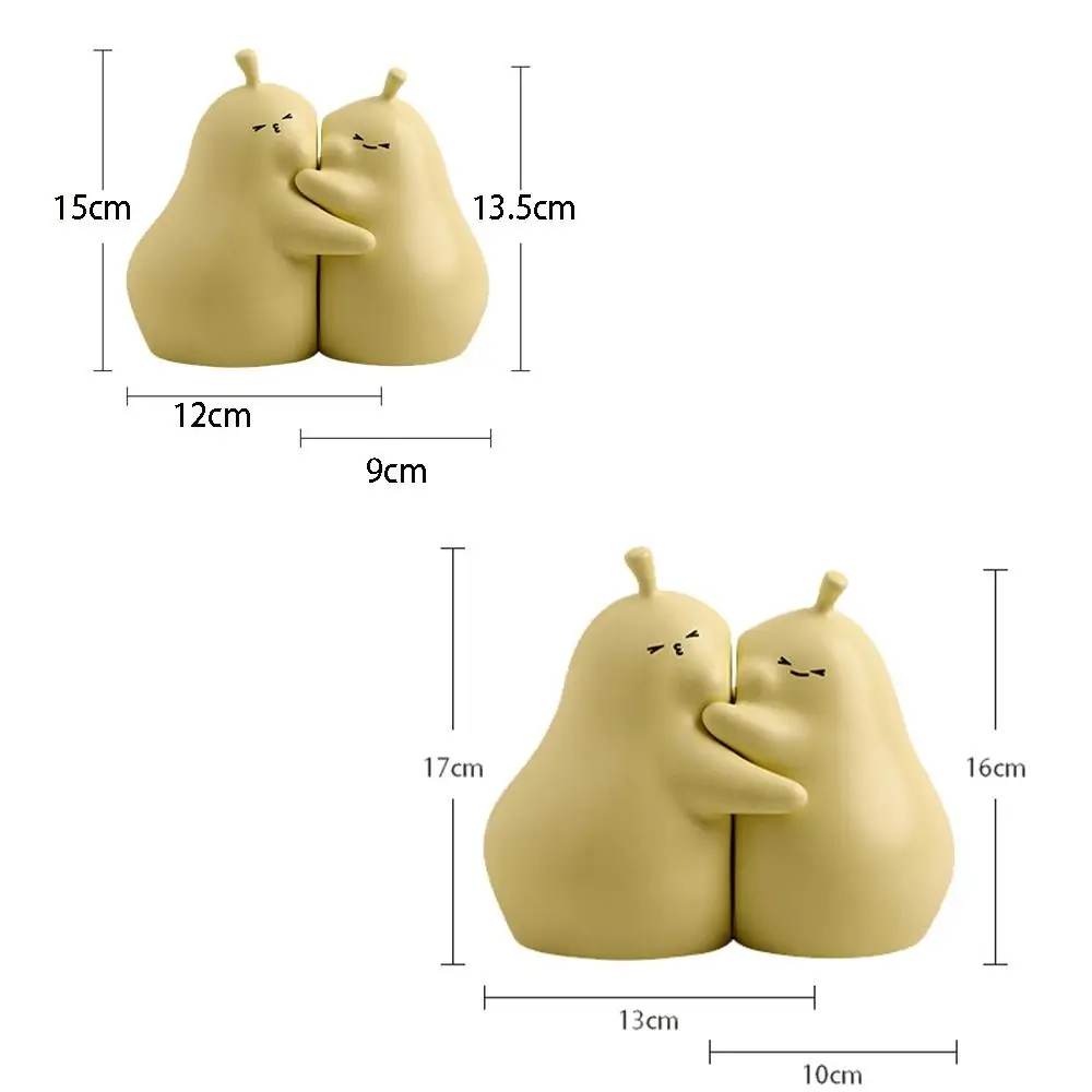 2 шт. керамическая подставка для книг с грушей милая креативная декоративная