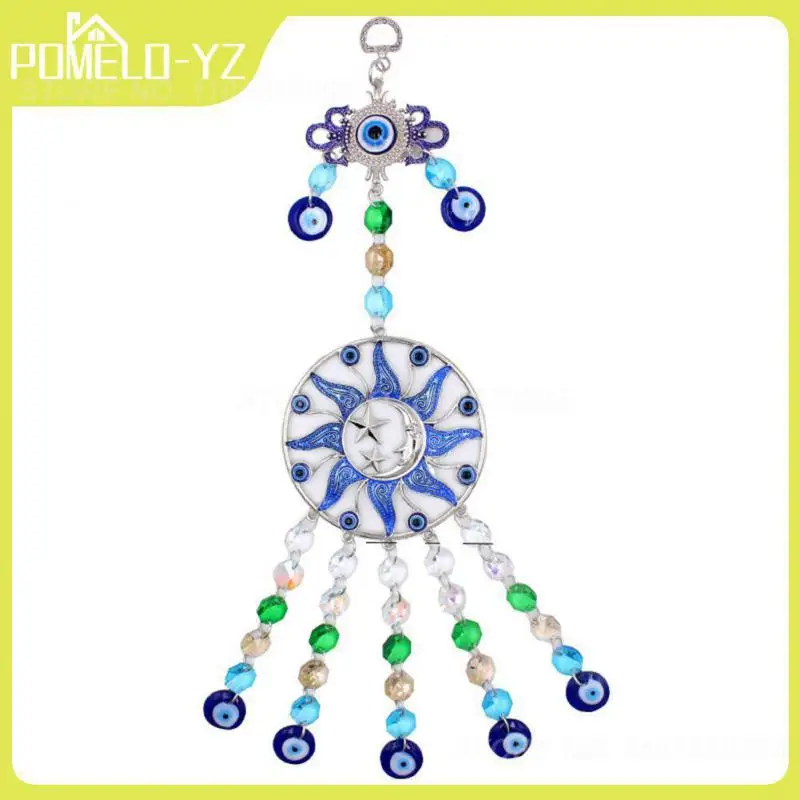 

Турецкий Подвесной Настенный амулет с синими глазами, приносит удачу, подвесное украшение, поделки для украшения дома