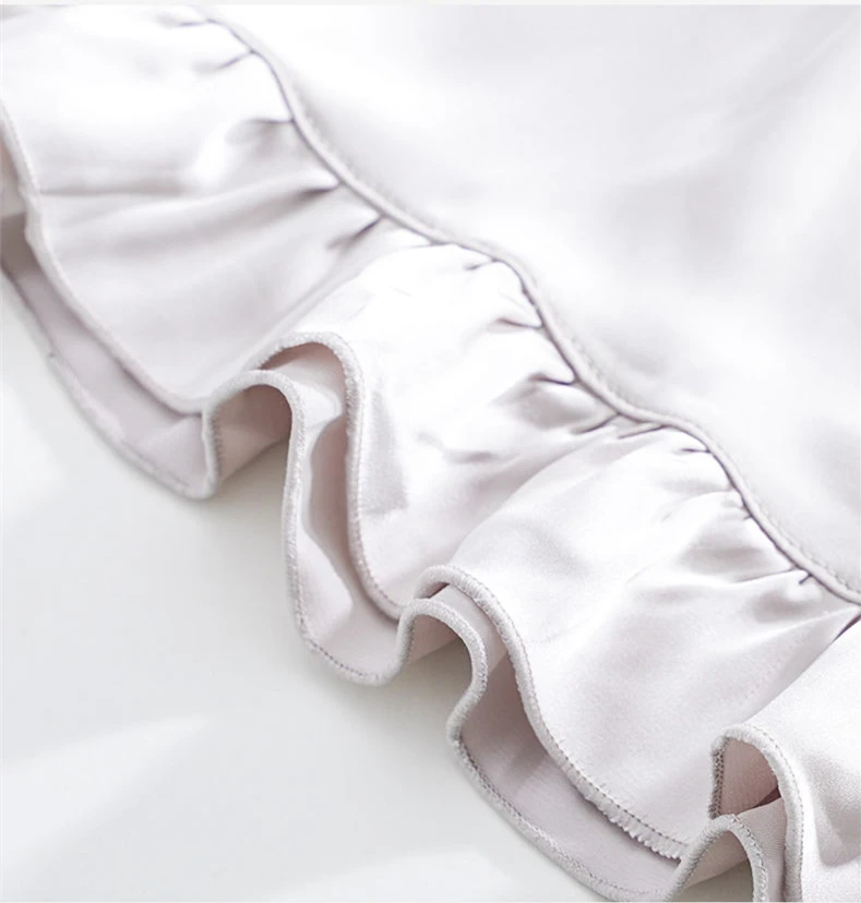 Шорты женские повседневные с высокой талией модные пикантные оборками и