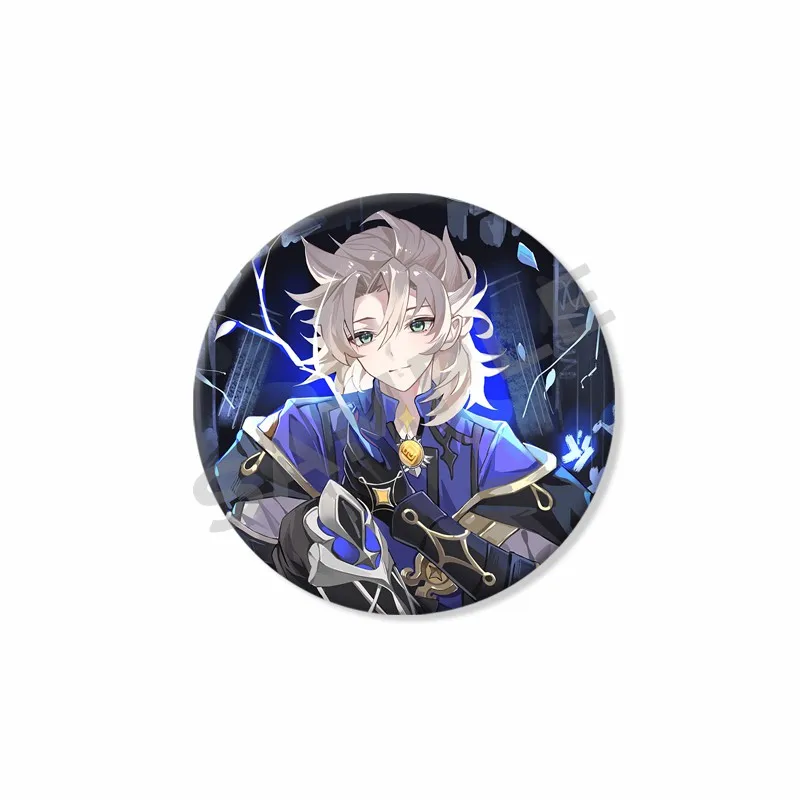 Эмалированные броши Genshin Impact в ассортименте