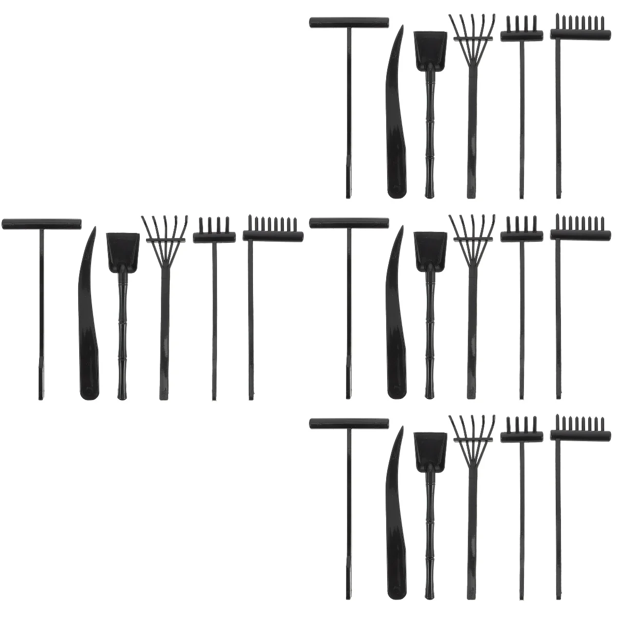 

24 pcs Sand Rakes Mini Push Rakes Crafts Zen Garden Kit Ornaments