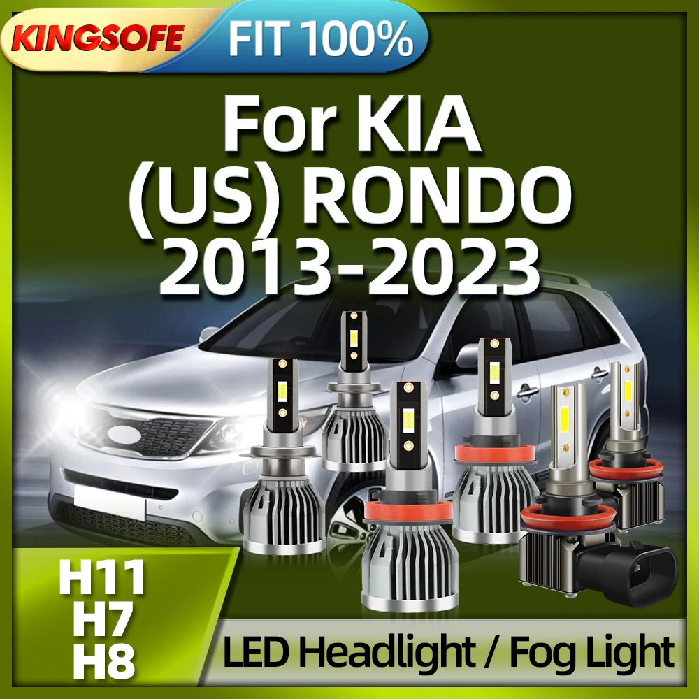 

Суперъяркая светодиодная Автомобильная фара Roadsun H11 H7 150 лм 6000 Вт, лампы H8 2013 K для KIA (US) RONDO 2014 2016 2015 2017 2018 2023-