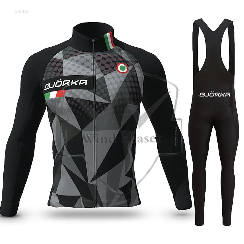 Новинка 2022 мужской осенний комплект одежды для велоспорта с длинным рукавом
