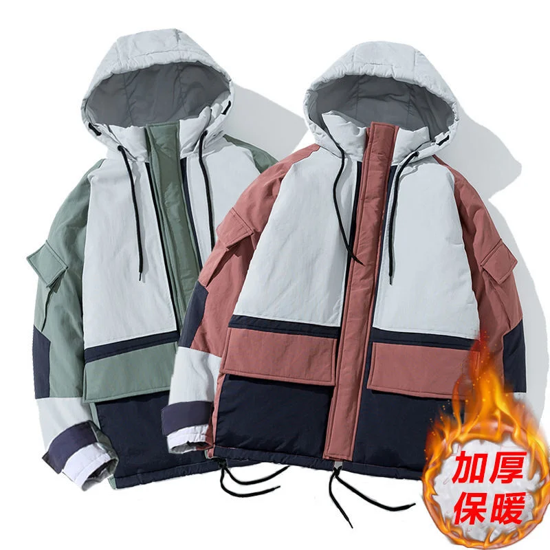 

Куртка Northface Мужская короткая утепленная, модный пуховик для студентов, зимняя одежда для пар, 2021