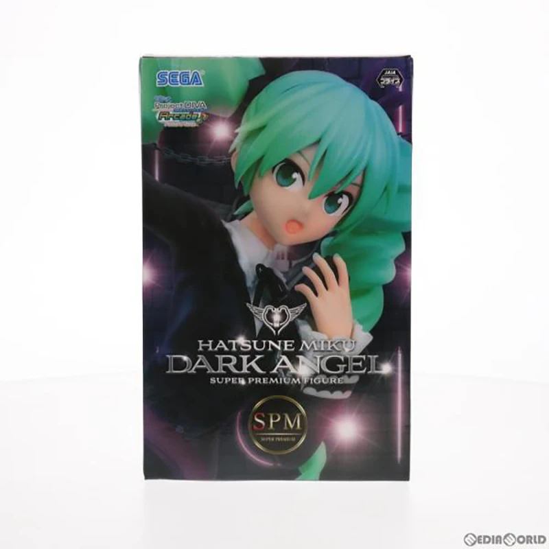 В наличии SEGA SPM Hatsune Miku Project DIVA Arcade Future Tone DARK ANGEL PVC 23CM Аниме Фигурки Модель игрушки