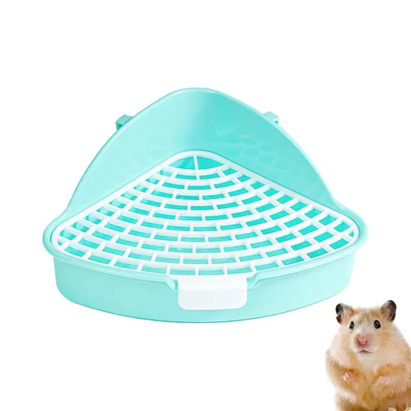 Anti Splashing High Capacity With High Guard Rail Pet Corner Toilet Reusable