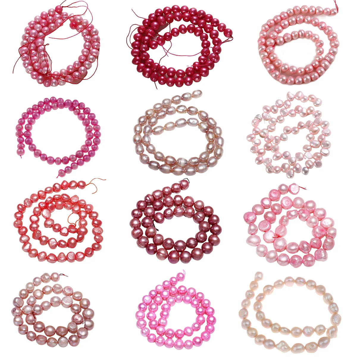 Бусины Из Натурального пресноводного жемчуга в стиле барокко, 8-9 мм