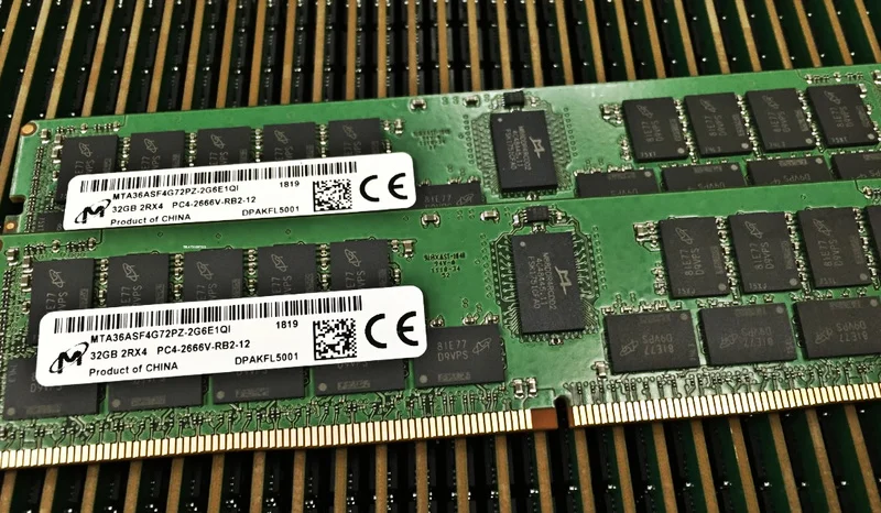 

RAM applies to CRUCIAL 32G 2RX4 PC4-2666V server memory 32GB DDR4 2666 REG ECC RDIMM 1PCS