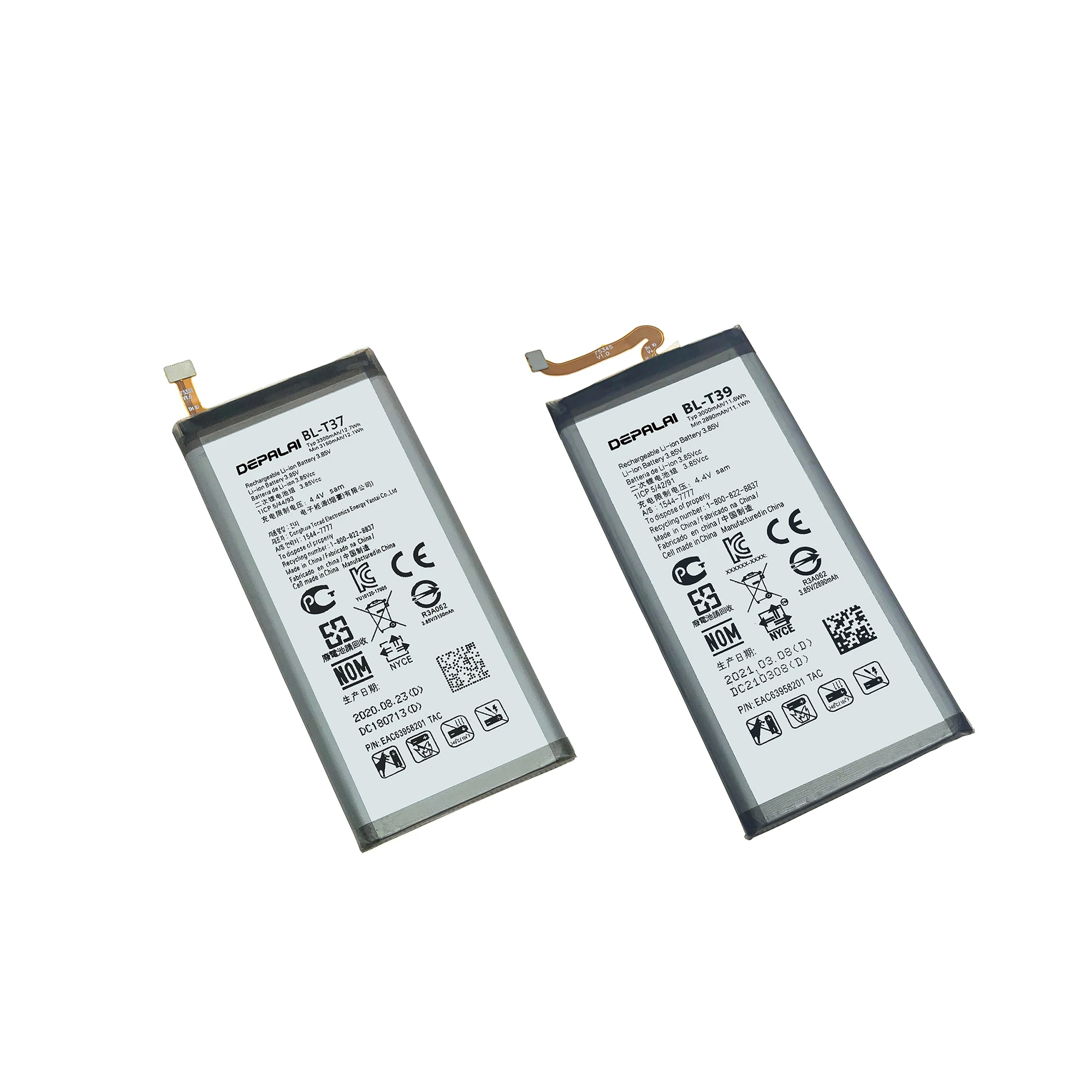 

BL-T37 BL-T39 Battery BL-T28 BL-T33 For LG Q8 H970 Q6 M700 Q Stylo4 Q710 G7 ThinQ G710 LMQ610 phone Batteries Replacement
