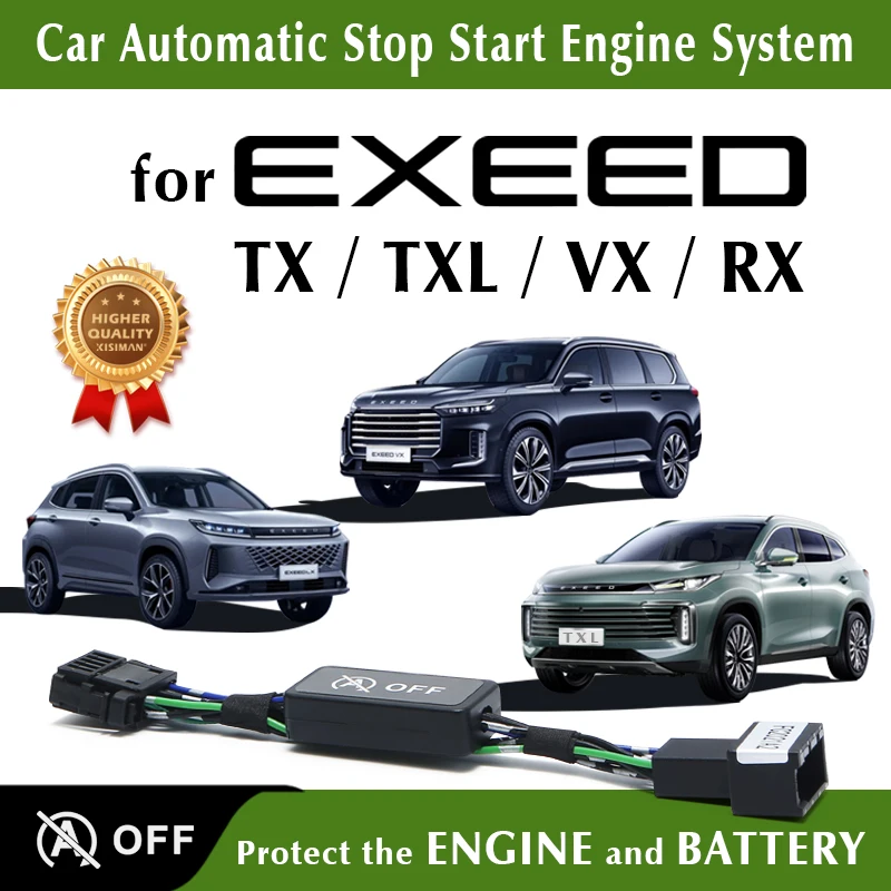 

Для Cheryexeed TX/VX/RX Автоматический стоп-запуск двигателя Система выключения датчика управления Разъем Smart Stop Cancel Для Exeed TXL