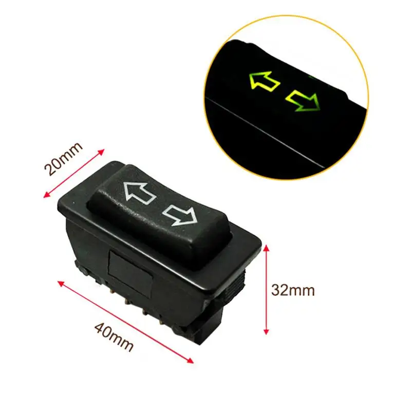 5 контактов 12-24 в автомобильный выключатель электростеклоподъемника с лампой