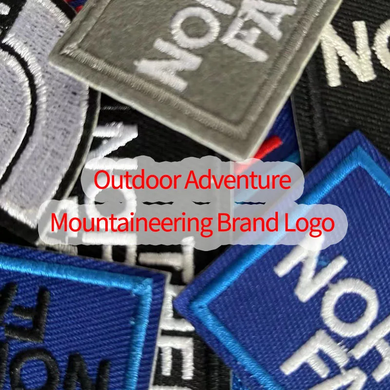 

5pcs America Outdoor Adventure Sports Brand Logo Patch DIY Down Jacket T-shirt Decals Adhesive Ironing Embroidery Cloth Sticker