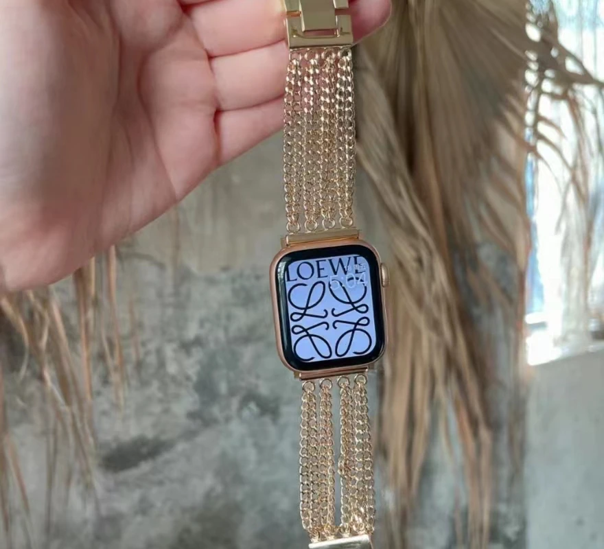 Metal Band For Apple Watch Bracelet 45mm 41mm 44mm 40mm Ultra 49mm Strap IWatch Series 8 7 6 SE 5 4 3 38mm 42mm Accessories