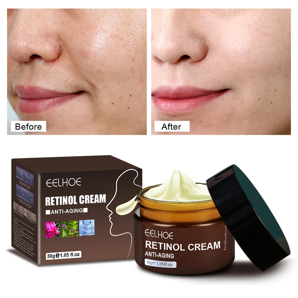 

Retinol Face Cream Anti-Aging Remove Wrinkle Firming Lifting Whitening Brightening Moisturizing Facial Skin Care Moisturizer