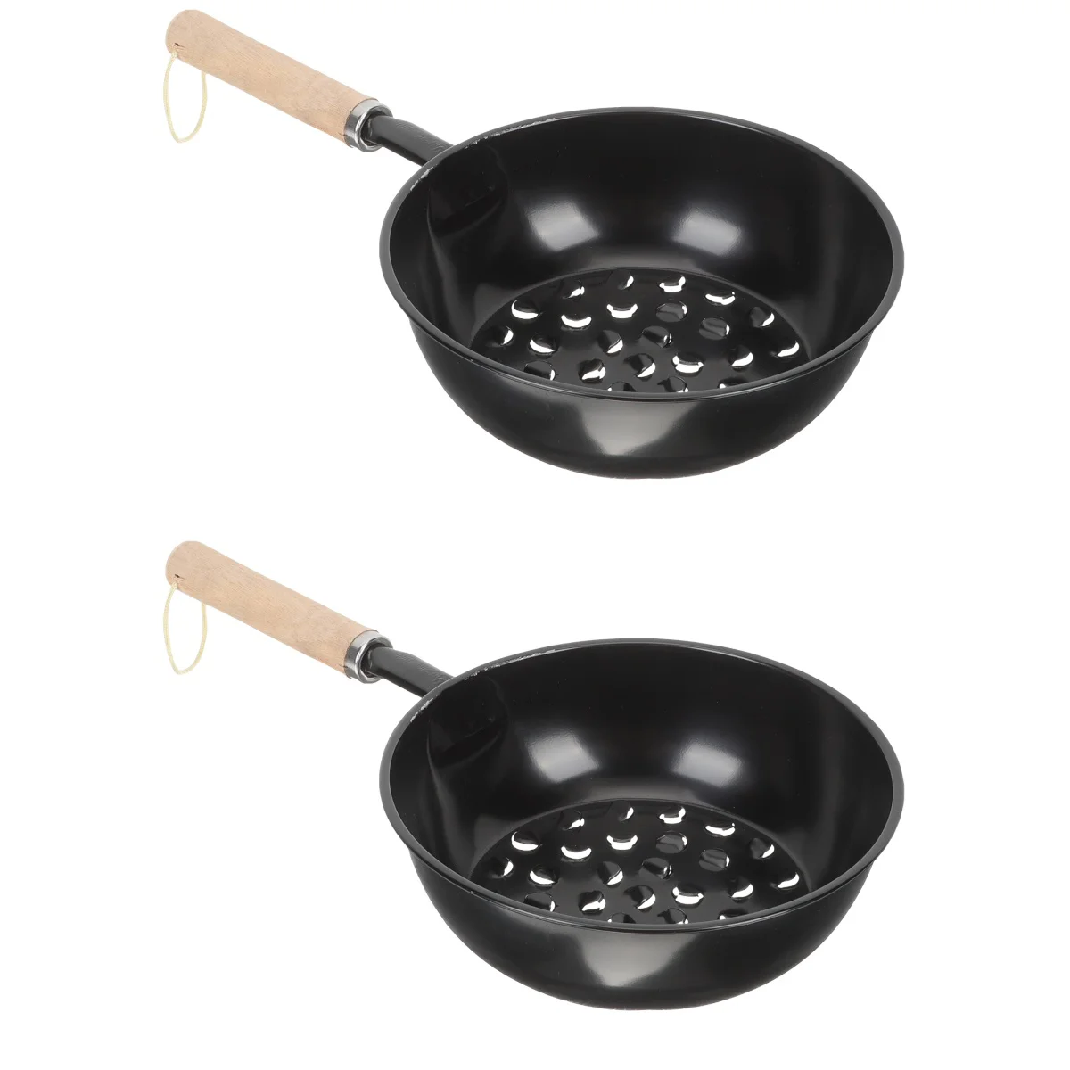 

2pcs Outdoor Camping Charcoal Burning Pot Outdoor Charcoal Pot Camping Equipment
