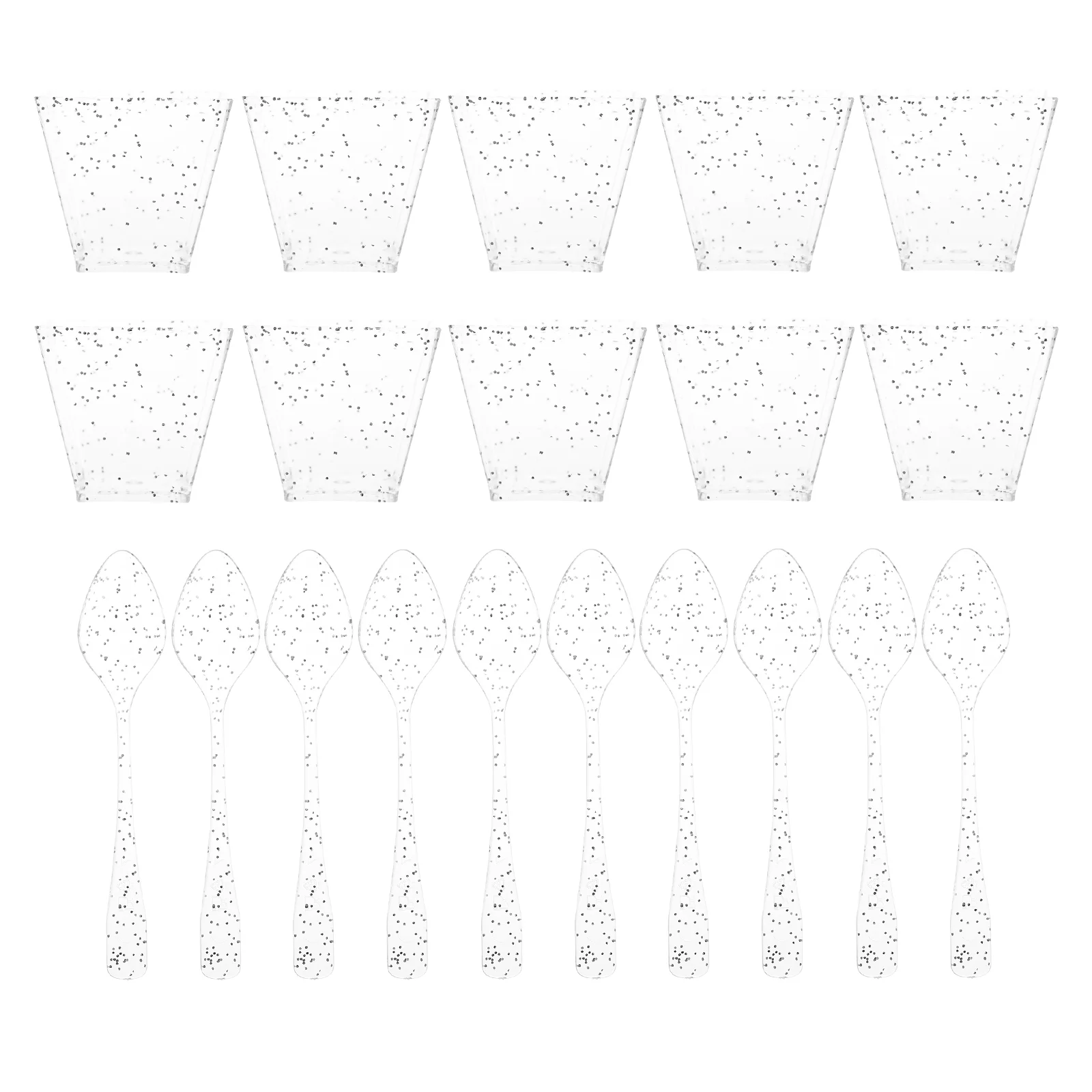 

Cups Dessert Cup Cream Ice Party Bowl Bowls Serving Pudding Clear Parfait Trifle Mini Spoon Smallcake Mousse Glasses Sundae