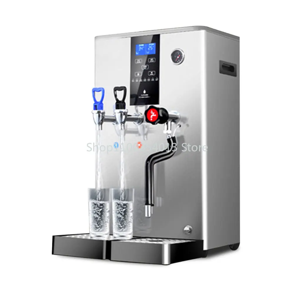 

Coffee Shop Water Boiling Machine Fully Automatic Steam Stainless Steel Milk Frother Commercial Milk Tea Shop Boiler