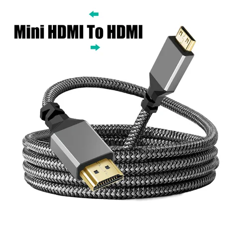 4K 60 Гц мини HDMI-кабель HDMI2.0 2,0 MINIHDMI штекер-штекер HD адаптер преобразователь 1 м 2 м 3 м 5 м 1 2 3 5 м длиной 30 см