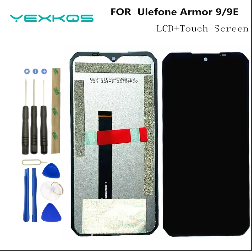 Оригинальный ЖК-дисплей 6,3 дюйма для Ulefone Armor 9/9E, сенсорный экран, датчик, дигитайзер в сборе для телефона Armor9, аксессуары и инструменты