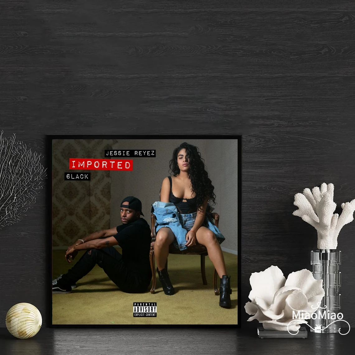 Jessie Reyez 6черный импортный музыкальный альбом постер холст художественный принт