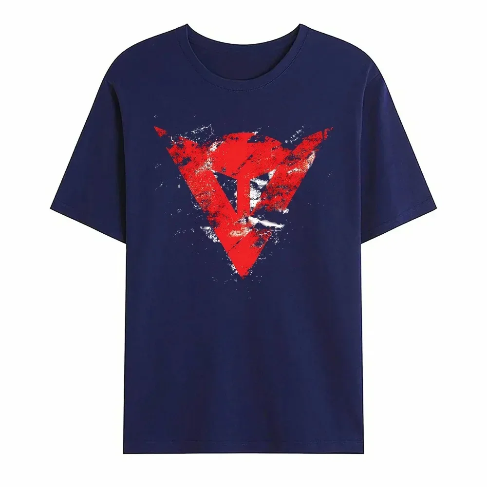 2024 Мужская и женская футболка с круглым вырезом Rhino Horn Daine Black Dain Ese Street из чистого