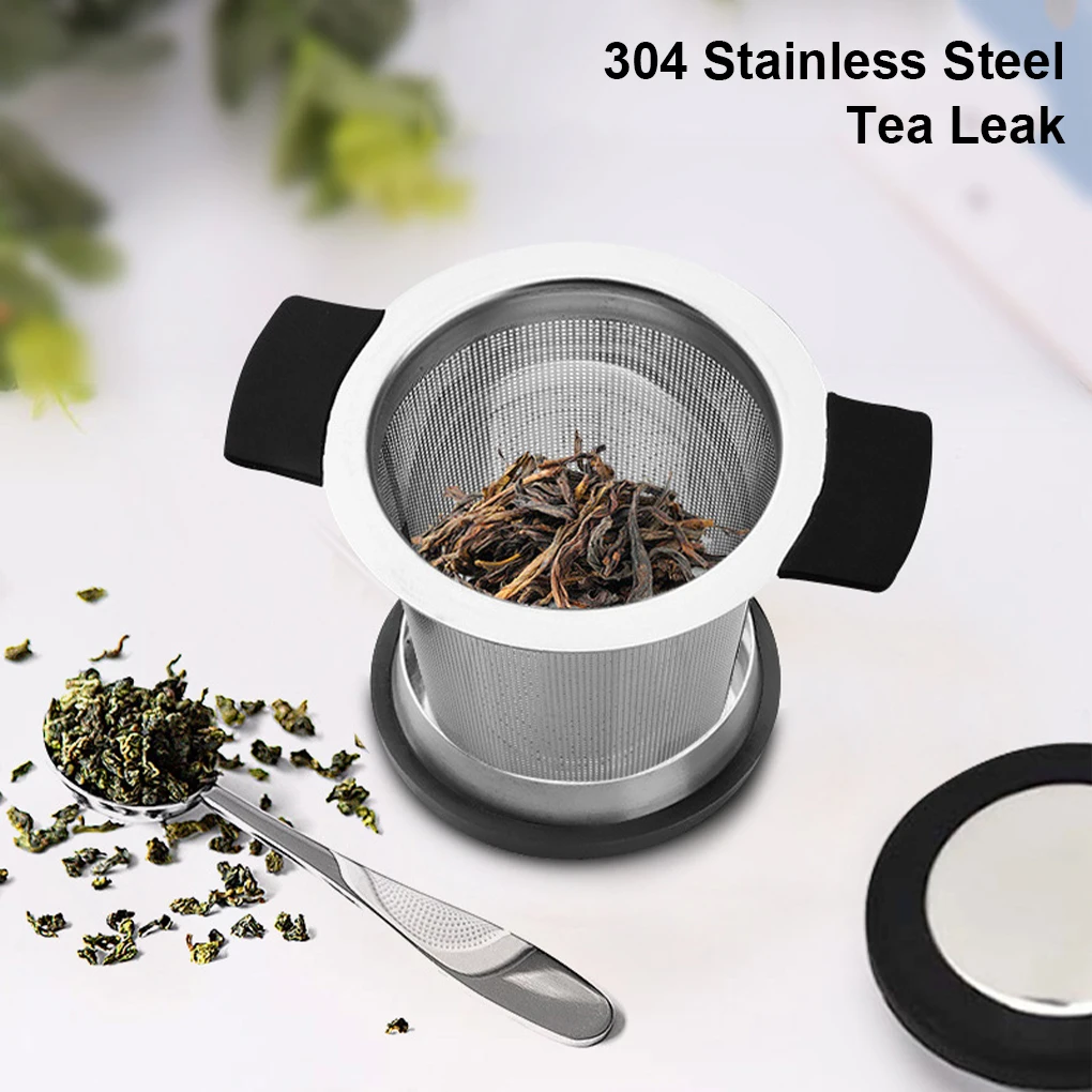 

Stainless Steel Tea Strainer Mesh Filter Sifter Reusable Colander Drainer Skimmer Removable Infuser for Coffee Herb Spice Red