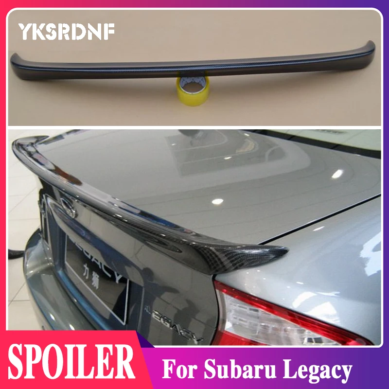 

FOR Subaru Legacy Spoiler 2004 2005 2006 2007 2008 Carbon Fiber Rear Roof Spoiler Wing Trunk Lip Boot Cover Car Styling