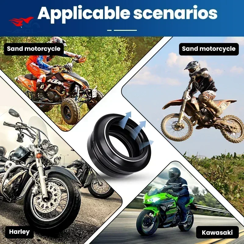 Передний амортизатор вилки 41x53x8 41*53*8 масляный уплотнитель 41 53 пылезащитная