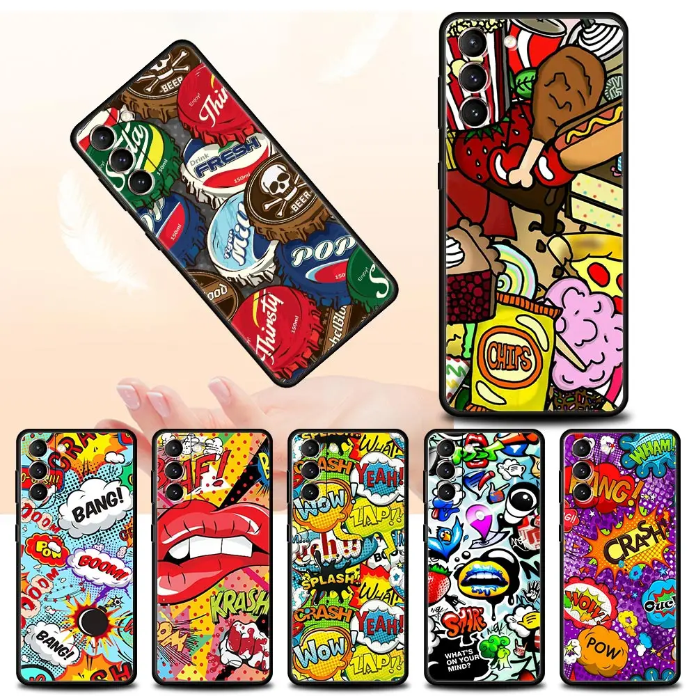 Чехол для Samsung Galaxy S20 FE S21 Ultra 5G S10 Lite S10e S9 S8 Plus S22 мягкий чехол телефона из ТПУ с