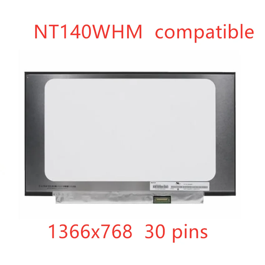 Фонарь NT140WHM N34 фонарик 1366 x tn07.2 B140XTN07.3 для ноутбука HP 14-cf0006nx ЖК-экран 768*30 контактов