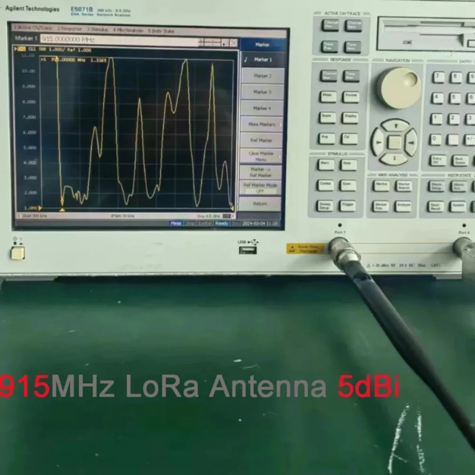 Антенна LoRa 5dBi 868 МГц 915 МГц SMA Male всенаправленная с удлинительным кабелем для Meshtastic LoRa 32 V3 LoRaWAN 124 шт. (art.: 3920dadea9422) - 3920dadea9422