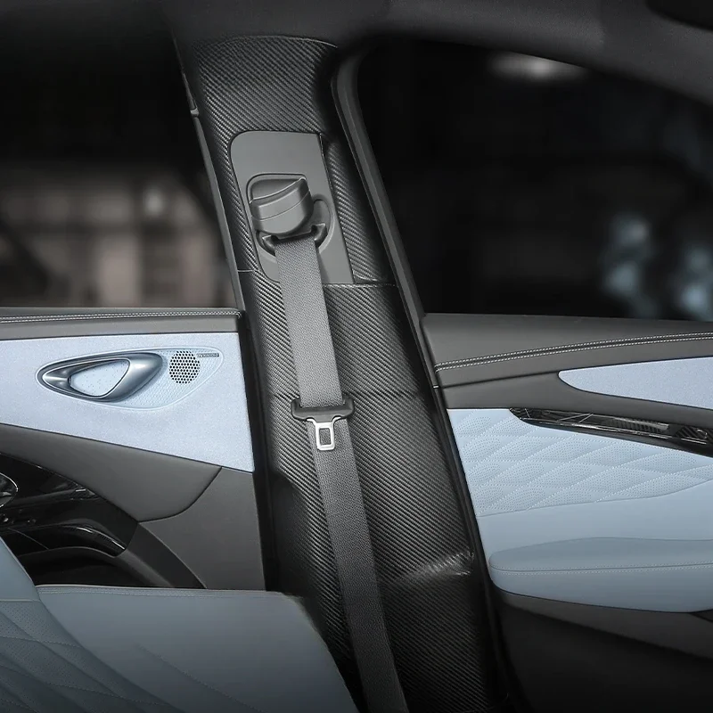 Для BYD Seal EV B стойка Анти--наклейка для столкновения кожаная Защита от царапин