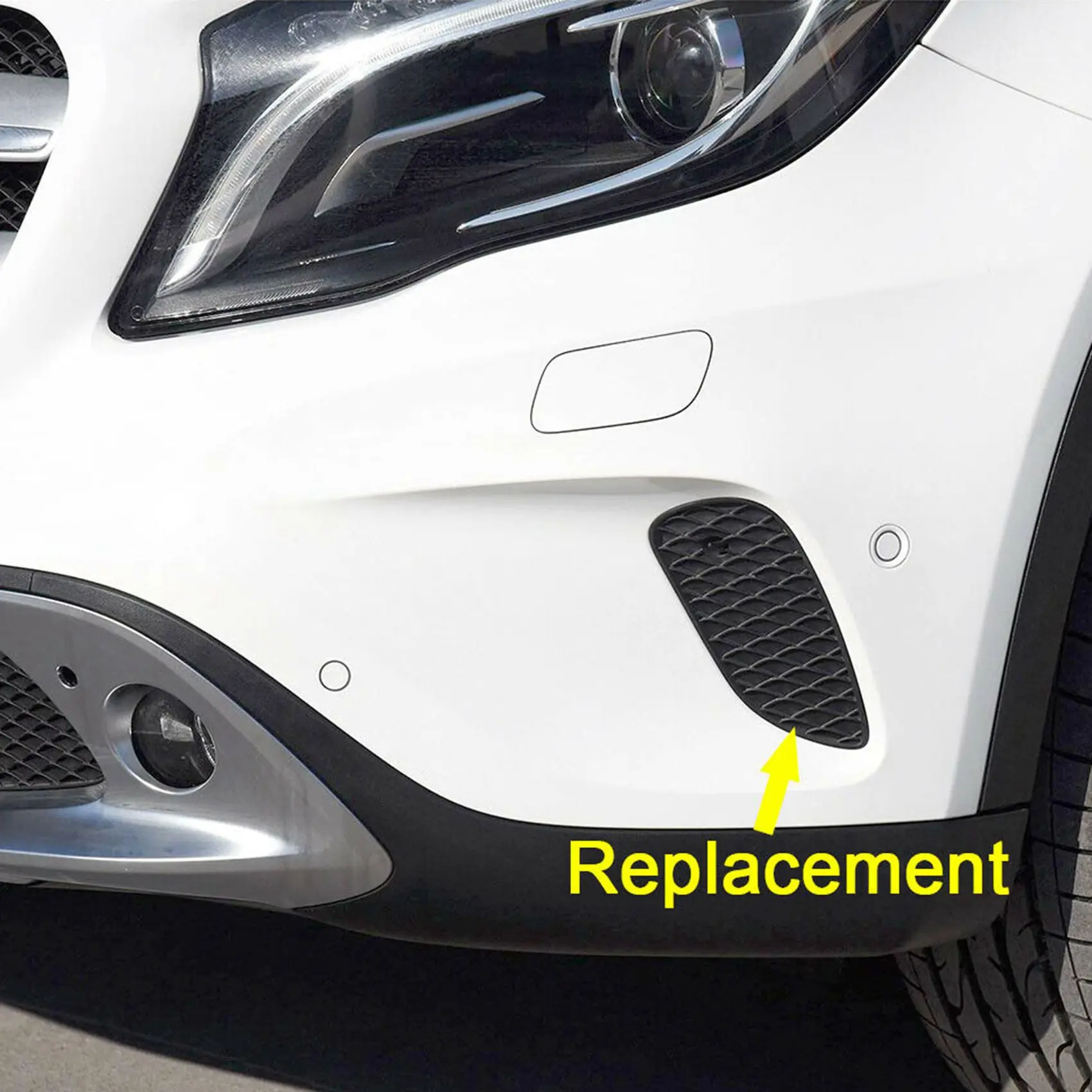 1 пара передний бампер внешняя решетка радиатора 1568853322 1568853422 для 2015-2017 Mercedes-Benz W156