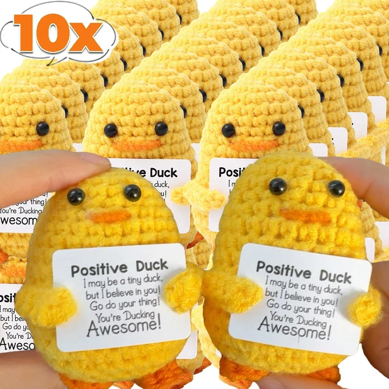 1-10 шт. милая ручная работа позитивная энергетическая утка эмоциональная