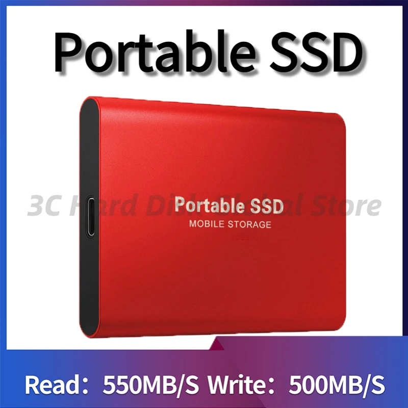 

Portable SSD Type-C USB 3.1 8TB 16TB 128TB SSD Hard Drive 2TB 100% External SSD M.2 for Laptop Desktop SSD Flash Memory Disk