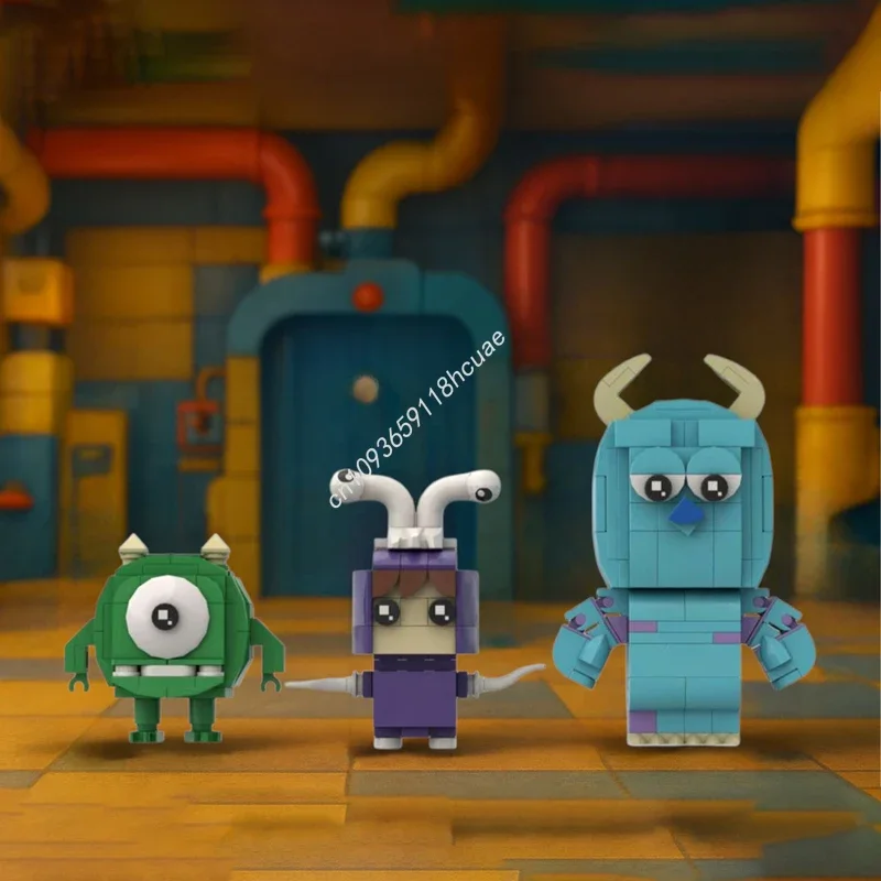 320 деталей MOC Monster Cie Brickheadz: Модульный конструктор, развивающие игрушки, подарки к празднику (art.: 3920db73fbcb0) - 3920db73fbcb0