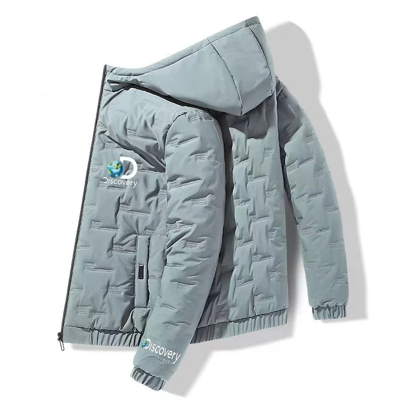 

Discovery Jacket Warm Hooded Jacket Winter Korean Style Men's Hooded Jacket Casual Jacket Streetwear