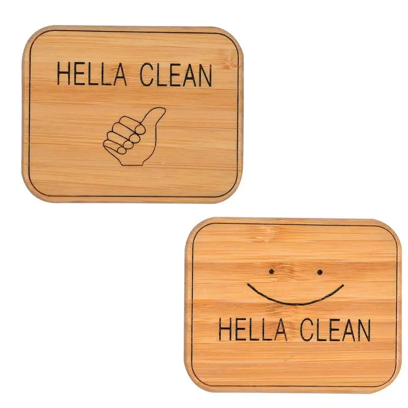 

Бамбуковый магнит для мытья в посудомоечной машине, круглый магнит для грязной посудомоечной машины, двусторонний магнит для мытья в посуд...