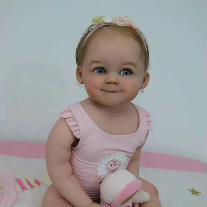 

HAHABABY 28Inch Reborn Doll Kit Lyra Lin Baby Doll Artist Unfinished Girls Reborn Doll Children's Toys