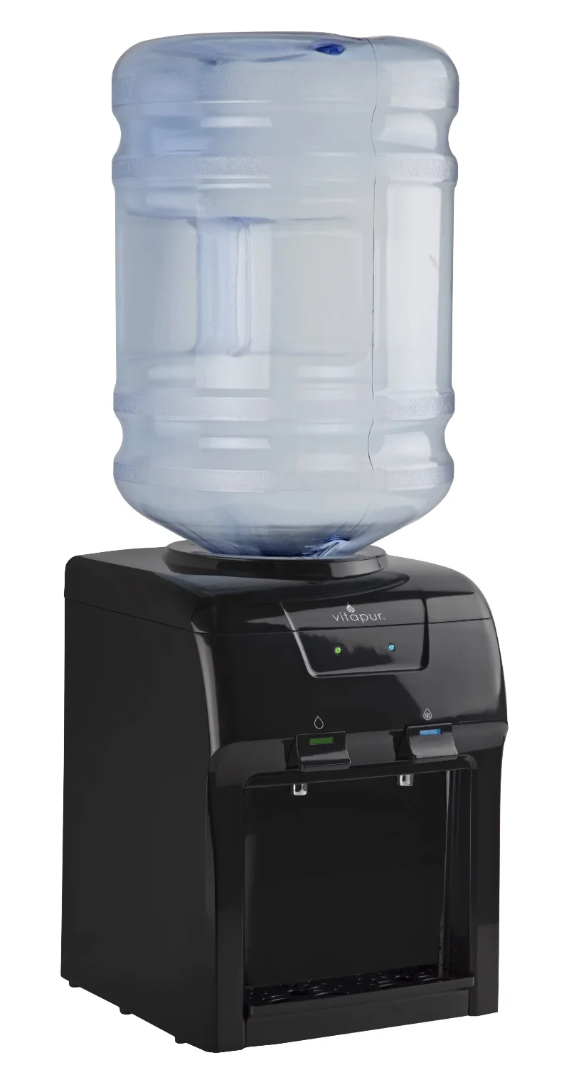 Countertop Room and Cold (42.8°F - 46.4°F) Water Dispenser Black