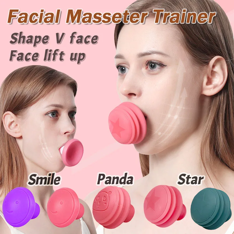 

Face Lift Facial Masseter Trainer V Shap Face Meter Lift Face Firm Skin Lift Bite Muscle Exerciser Double Chin Masseter Massager