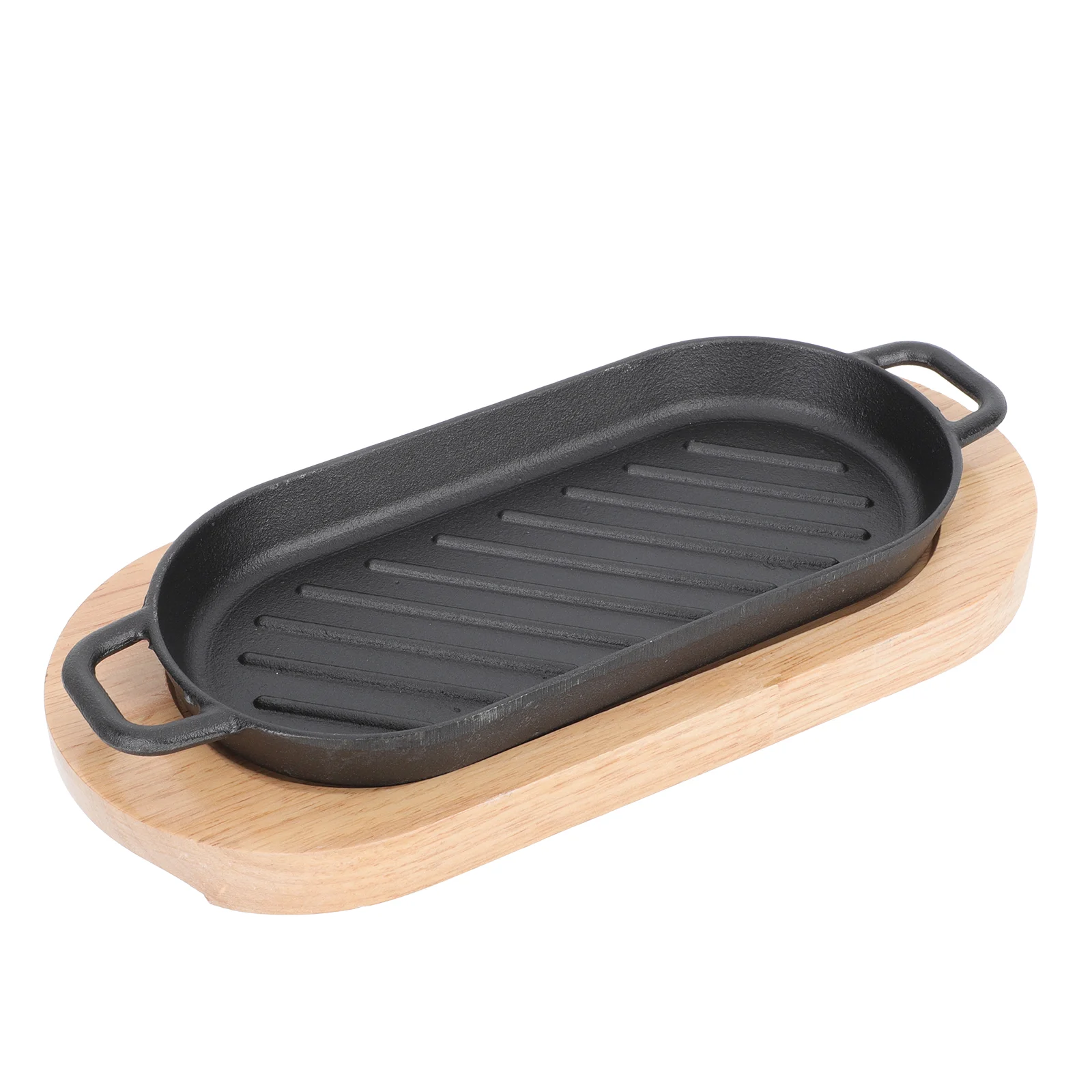 

Non Stick Griddle Pan Steak Plate Dish Non-stick Grill Grilled Fish Barbecue Tray