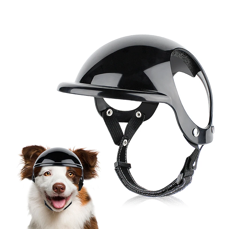 Cool Small Pet Dog Helmet With Ear Hole Motorcycle Dog Helmet Multi-Sport Dog Hard Hat Outdoor Bike Doggy Cap For Dogs And Cat