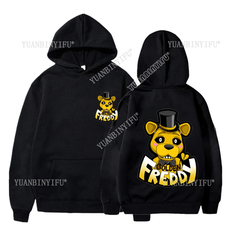 Фото Новое поступление, Harajuku Fashion Fnaf 2, Animatronics, осенний пуловер с капюшоном Five Nights, унисекс, крутая уличная мода №2