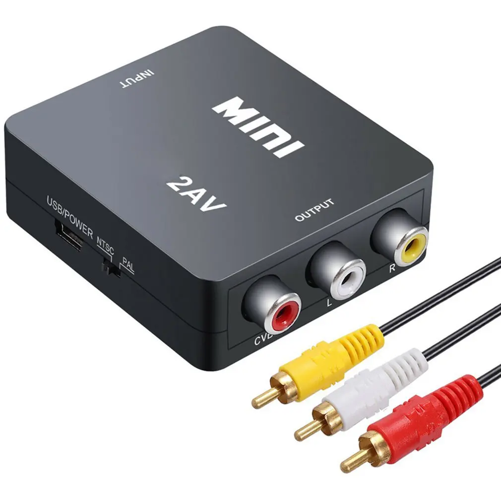 Преобразователь системы ТВ и видео PAL NTSC SECAM в переключатель адаптер Папа-мама