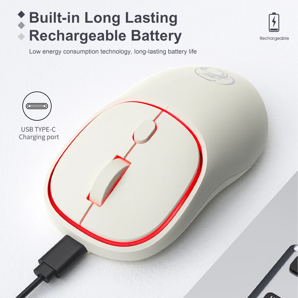 Фото iMICE W-618 USB 2,4 ГГц Беспроводная мышь Регулируемая 1600 точек на дюйм 4 кнопки Беспроводная мышь для ПК Android Настольный ноутбук Компьютер с Windows №2