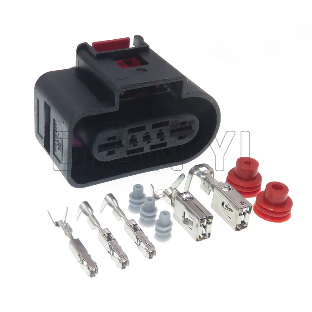 

1 комплект 5-контактного автомобильного разъема для VW Audi 1K 0919230 1К 0919231 Водонепроницаемая розетка для автоматического бензинового топливного насоса в сборе переменного тока