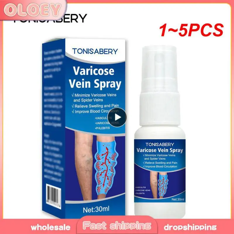 

1~5PCS Veinhealing Varicose Veins Spray Smoothen The Bulge Of Blood Vessels Earthworm Legs Without Surgery Leg Care