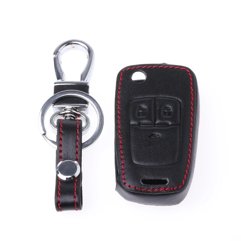 

Car Remote Key Leather Cover For Cruze TRAX Lova Sail EPICA Captiva Volt/Opel