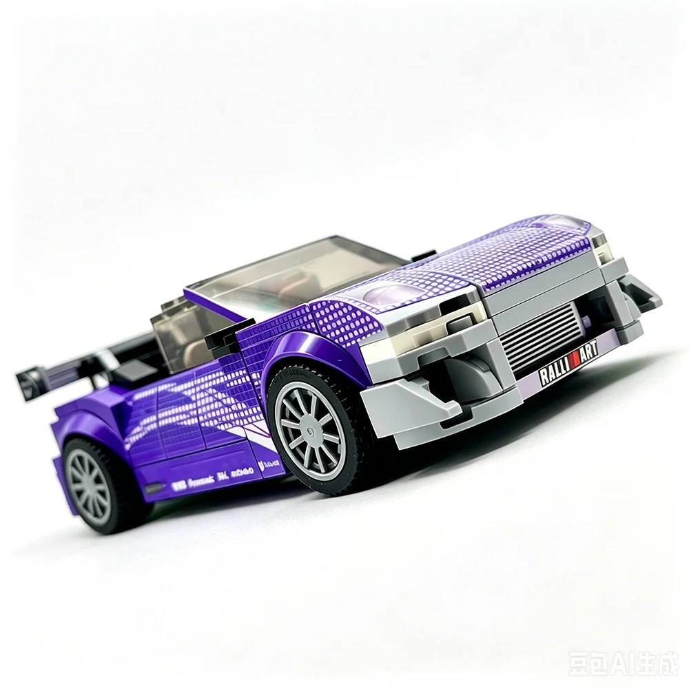 Фото Новая модель MOC Speed ​ ​ Конструктор «Классический гоночный автомобиль»: Модульная сборная модель для детей, подарочный набор для мальчиков №5